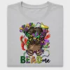 Mardi Gras Messy Bun DTF Transfer