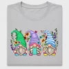 Floral Gnome DTF Transfer Design