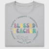 Blessed Teacher Colorful DTF Transfer