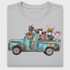 Farm Animals Truck DTF Transfer