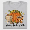 Happy Fall Y'all Pumpkin Teeth DTF Transfer