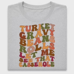 Retro Turkey Gravy Beans DTF Transfer