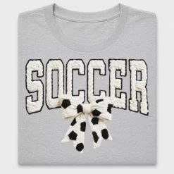 Cozy Soccer Bow DTF Transfer