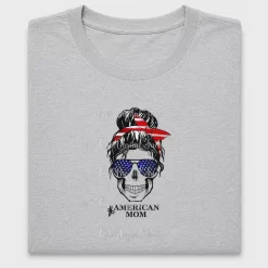 American Mom Skull DTF Transfer