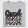 Quad Mom Leopard Checkered DTF Transfer