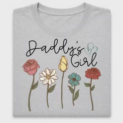 Daddy's Girl Floral DTF Transfer