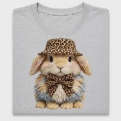 Preppy Leopard Bunny DTF Transfer