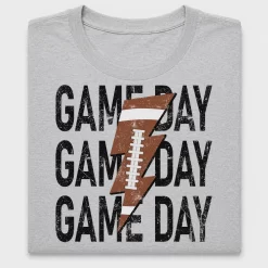 Game Day Football Lightning DTF Transfer