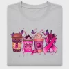 Breast Cancer Awareness Coffee DTF Transfer