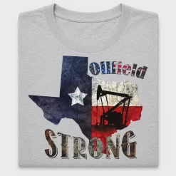 Oilfield Strong Texas DTF Transfer