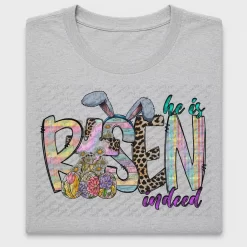 He Is Risen Easter Bunny DTF Transfer