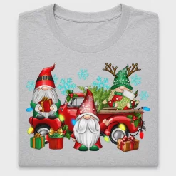 Christmas Gnome Truck DTF Transfer