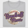 Baseball Mom Leopard DTF Transfer