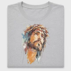 Watercolor Jesus Crown of Thorns DTF Transfer