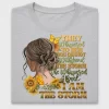 Motivational Woman Sunflower DTF Transfer