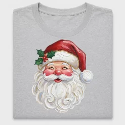 Retro Santa Face DTF Transfer
