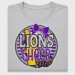 Lions Cheer DTF Transfer