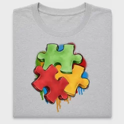 Autism Puzzle Piece DTF Transfer Design