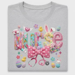 Nurse Easter Bunny DTF Transfer