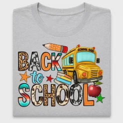 Back to School Bus DTF Transfer