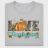 Love Thanksgiving Pumpkin DTF Transfer