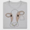 Minimalist Cow Face DTF Transfer