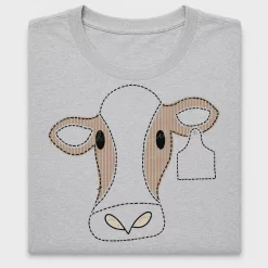 Minimalist Cow Face DTF Transfer