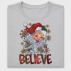 Vintage Santa Claus Believe DTF Transfer