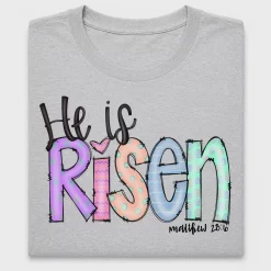 He Is Risen Easter DTF Transfer