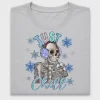 Just Chill Skull Winter DTF Transfer