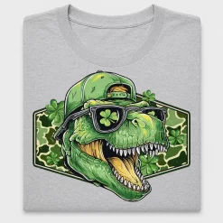 St Patrick's Day Dinosaur DTF Transfer