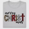 Merry Christmas Cross DTF Transfer