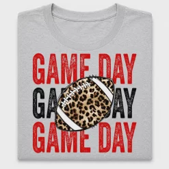 Game Day Football Leopard DTF Transfer