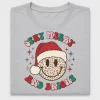 Retro Smiley Face Christmas DTF Transfer