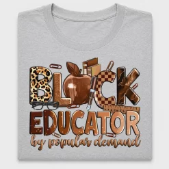 Block Educator DTF Transfer Design