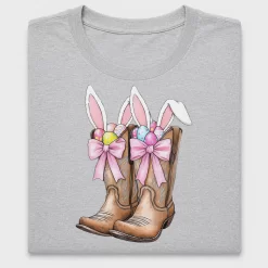 Easter Cowboy Boots DTF Transfer