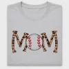 Baseball Mom Leopard DTF Transfer
