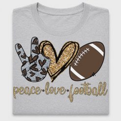 Peace Love Football DTF Transfer