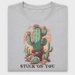 Stuck on You Cactus DTF Transfer