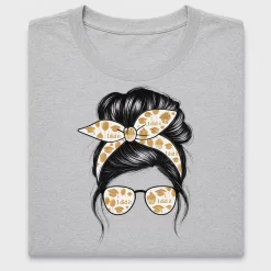 Graduation Messy Bun Girl DTF Transfer