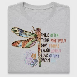 Motivational Dragonfly DTF Transfer