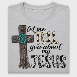 Western Jesus Cross DTF Transfer