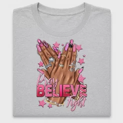 Breast Cancer Awareness Nails DTF Transfer
