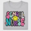 School Nurse Smiley DTF Transfer
