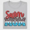 Swim Mom Leopard DTF Transfer