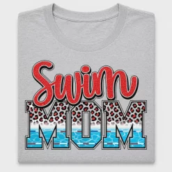 Swim Mom Leopard DTF Transfer
