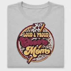 Loud & Proud Cheer Mom DTF Transfer