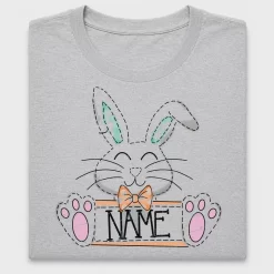Easter Bunny Personalized Name DTF Transfer