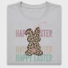 Cheetah Leopard Easter Bunny DTF Transfer