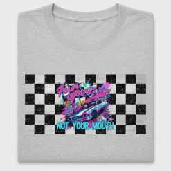 Retro Run Your Car Not Your Mouth DTF Transfer